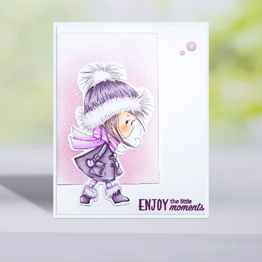 Winnie  - Digital Stamp download. Winnie White Christmas printables.Craft printable download digital stamps/digi scrap