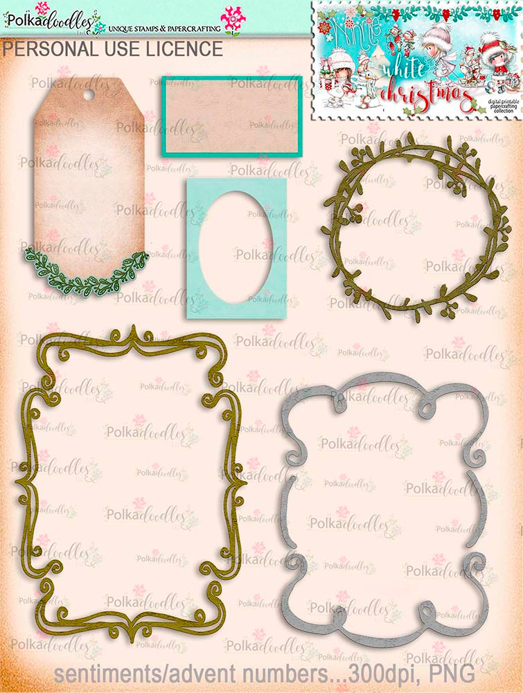 Christmas Joy -  Digiscrap DOWNLOAD bundle - digital printables