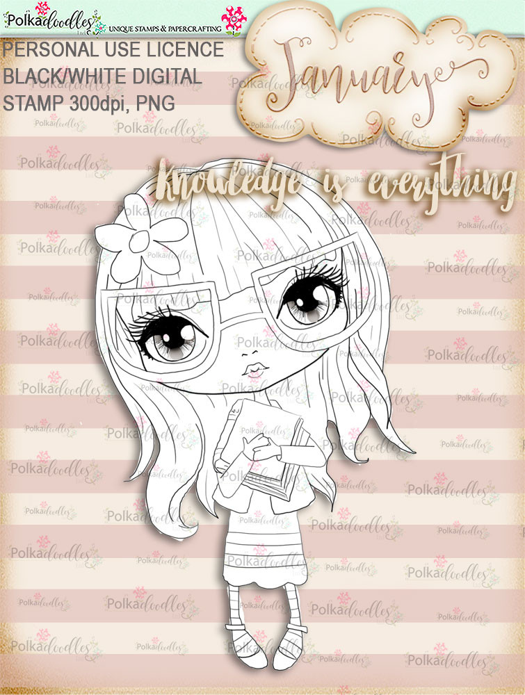 Knowledge is Everything - January. Craft digi download