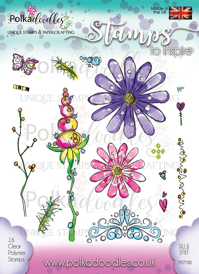 Tall & Spiky Clear Stamp Set