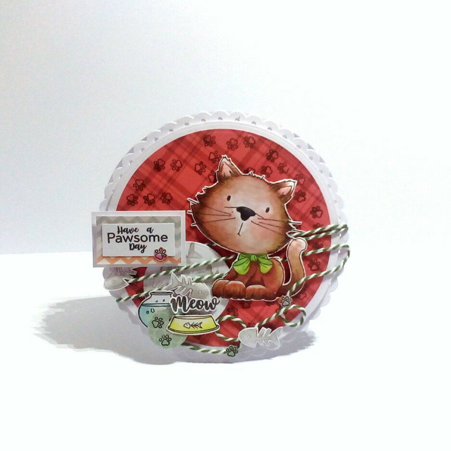 Meow You Doing Kitty Cat Clear Stamp set crafting card making scrapbooking