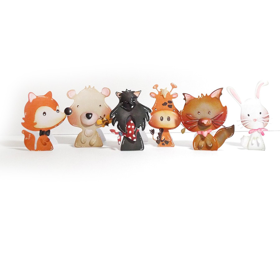 Fox critter Great Outdoors - fox card making craft cutter Die set