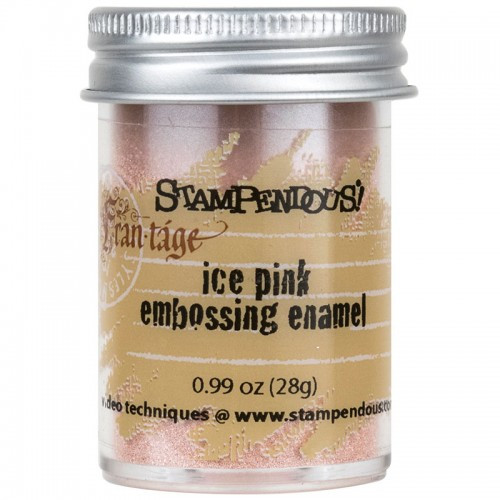 Frantage ice Pink Embossing Enamel by Stampendous