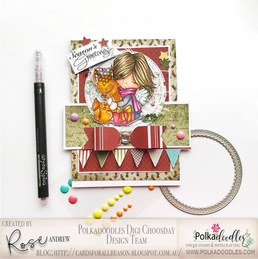 Deer-est Friends - Winnie Heavenly Clear Stamp set