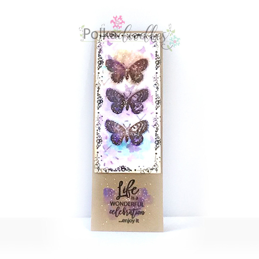 Every wish in the World pretty flowers clear stamp set