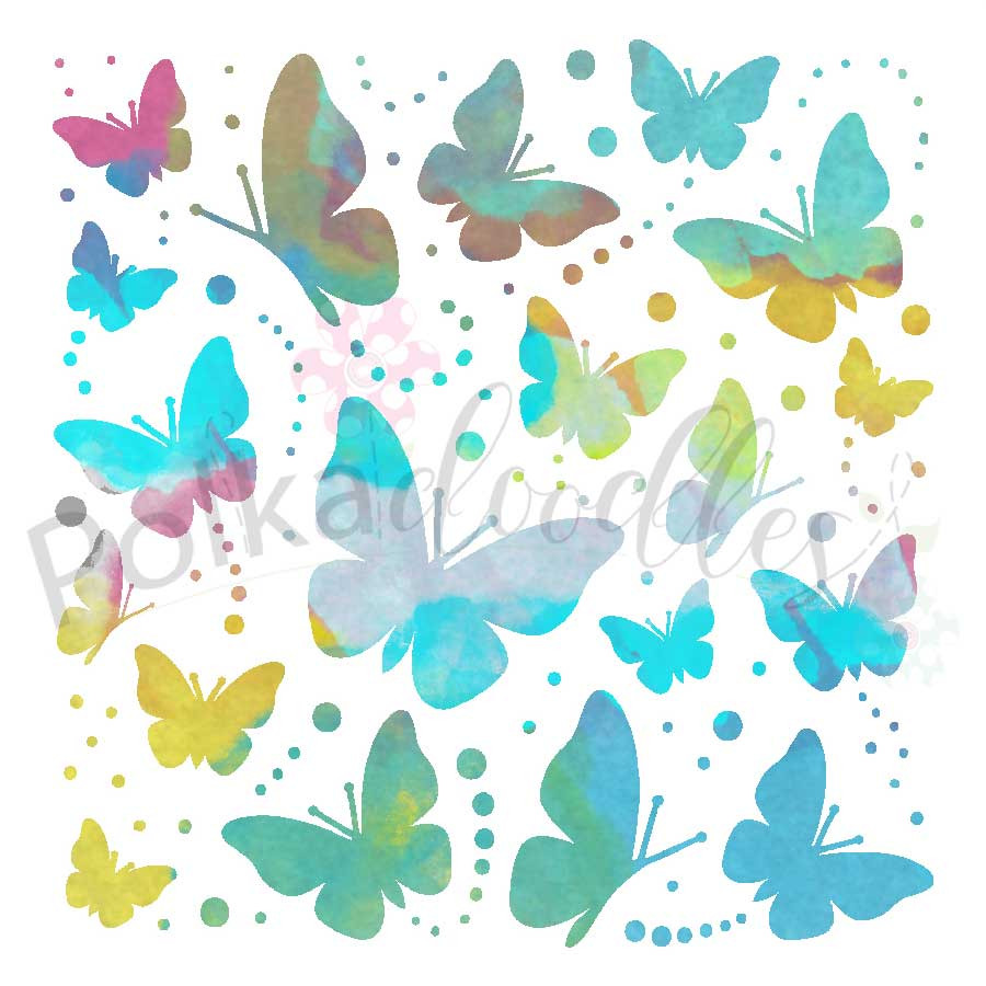 Pretty Butterfly creative craft stencil