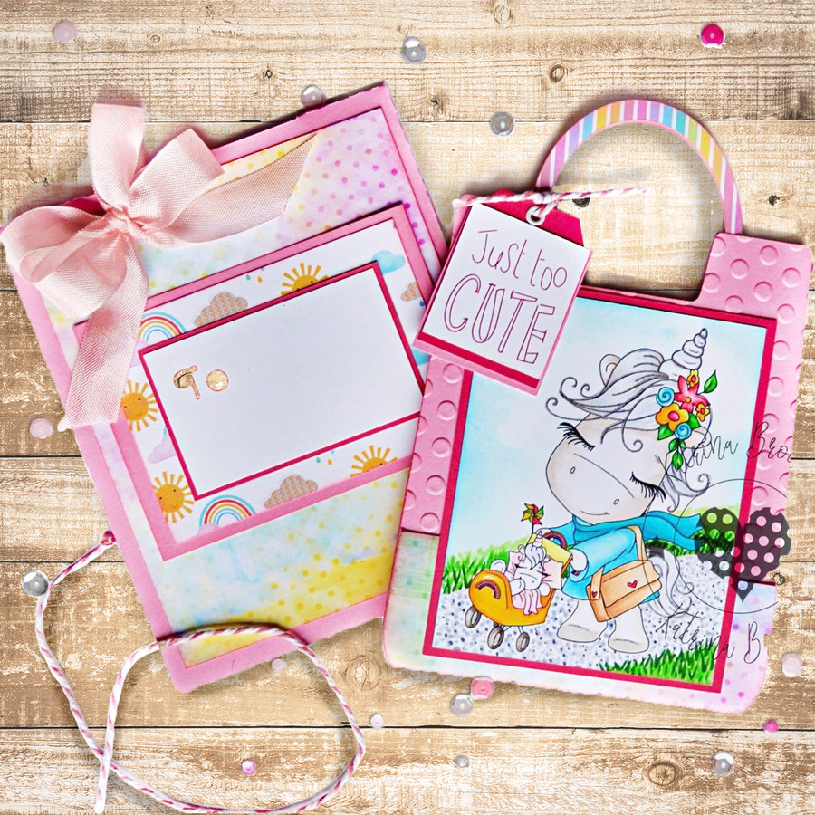 Little One - baby Sparkle Unicorn digi stamp download