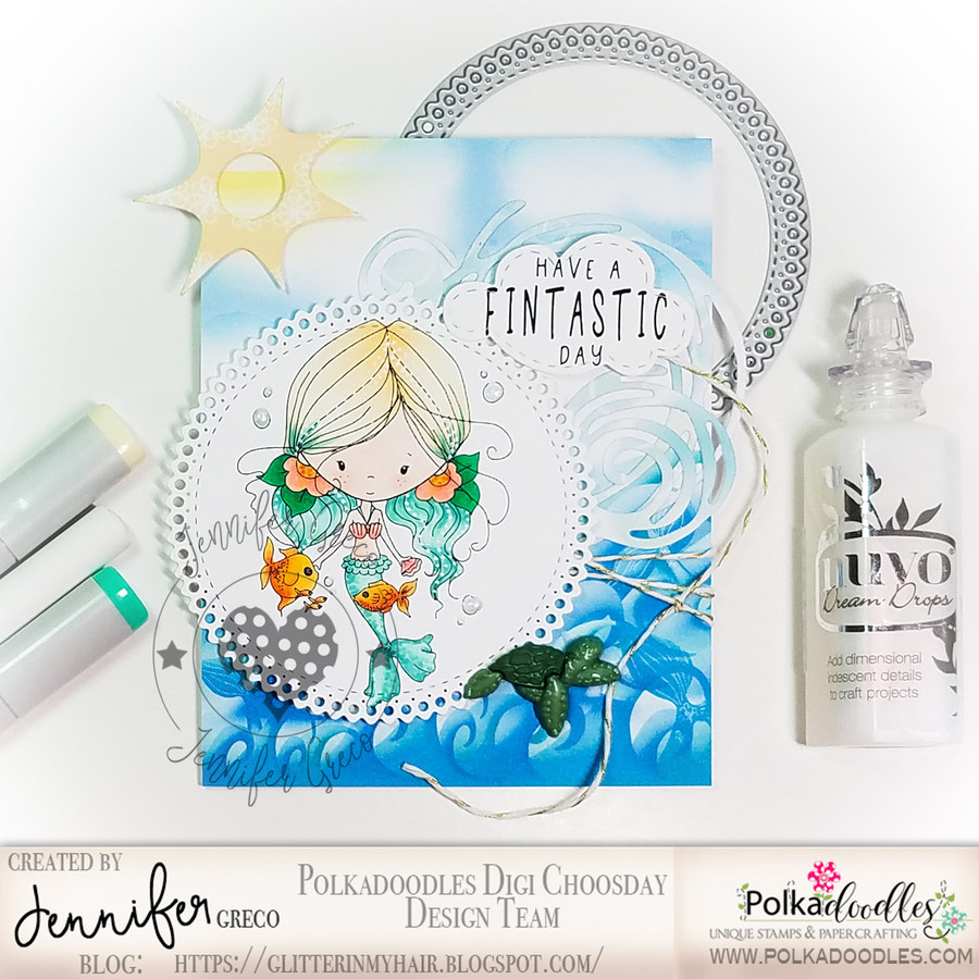 Winnie Mermazing Quotes - digital stamp download