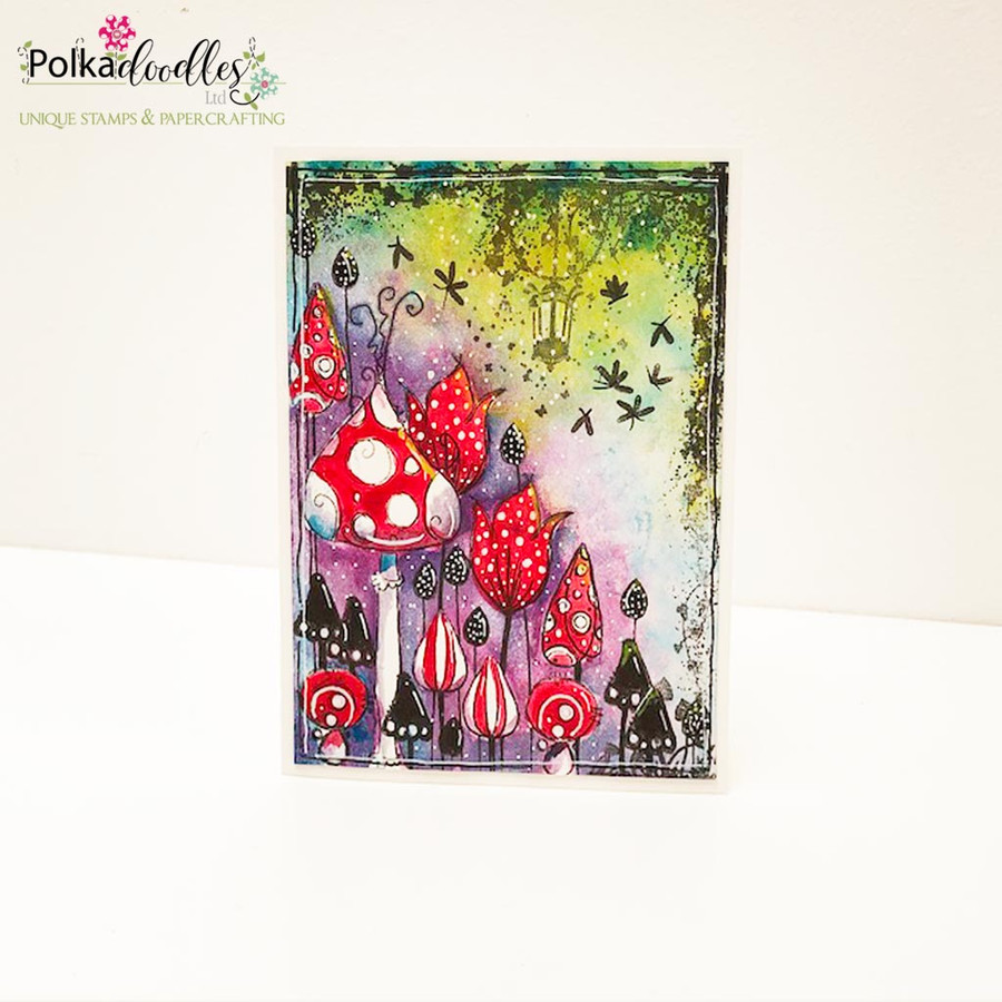 Time To get Funky Stamp Soup - clear stamps craft, card making, mixed media