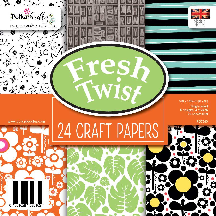 Fresh Twist 6 x 6" paper pack