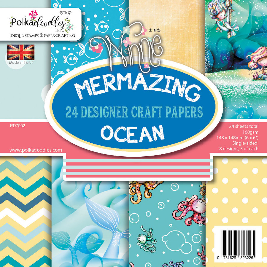 Mermazing Ocean 6 x 6" paper pack