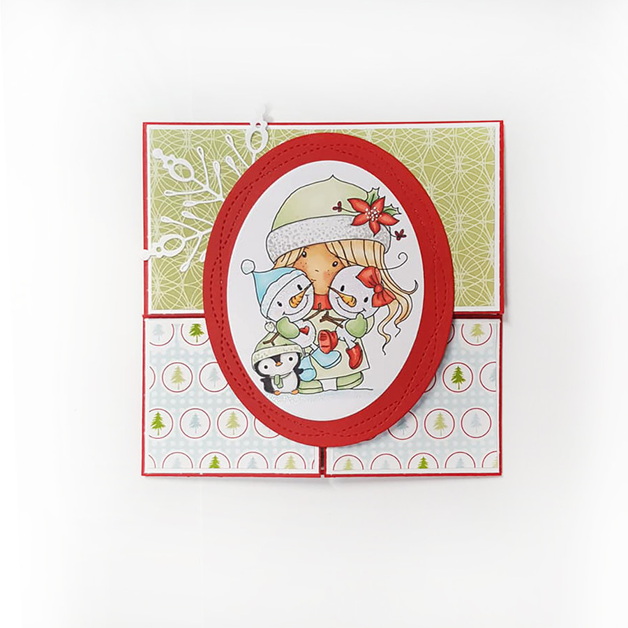 Friendly Cuddle - Winnie Christmas Wishes digi scrap printable download
