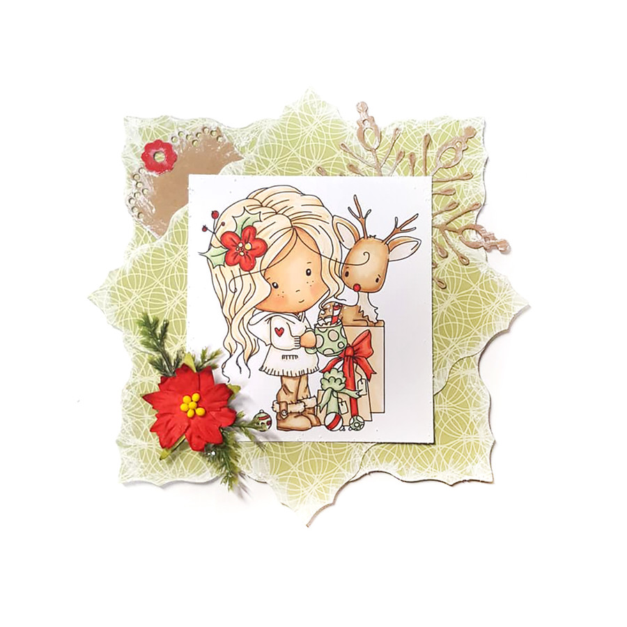 All Wrapped Up - Winnie Christmas Wishes digi scrap printable download