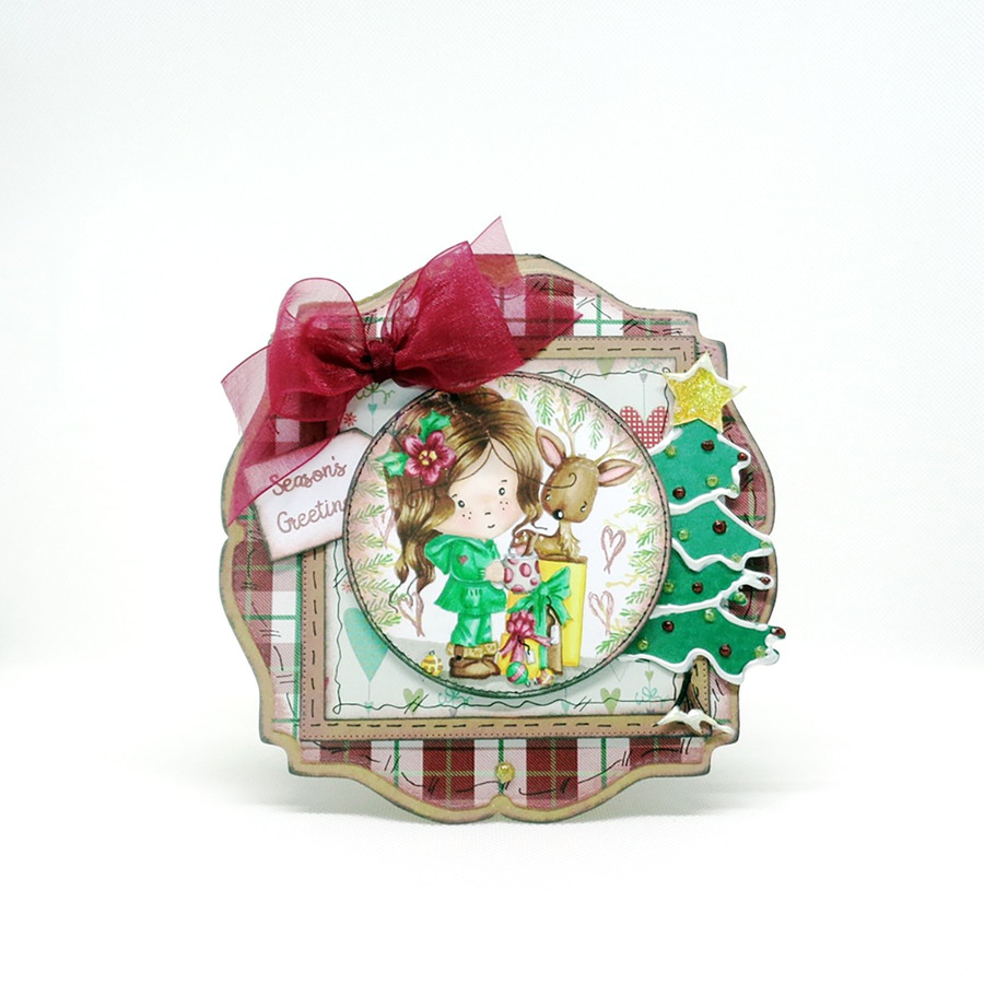 Winnie Christmas Wishes Digi Stamp bundle -  digi scrap printable download bundle