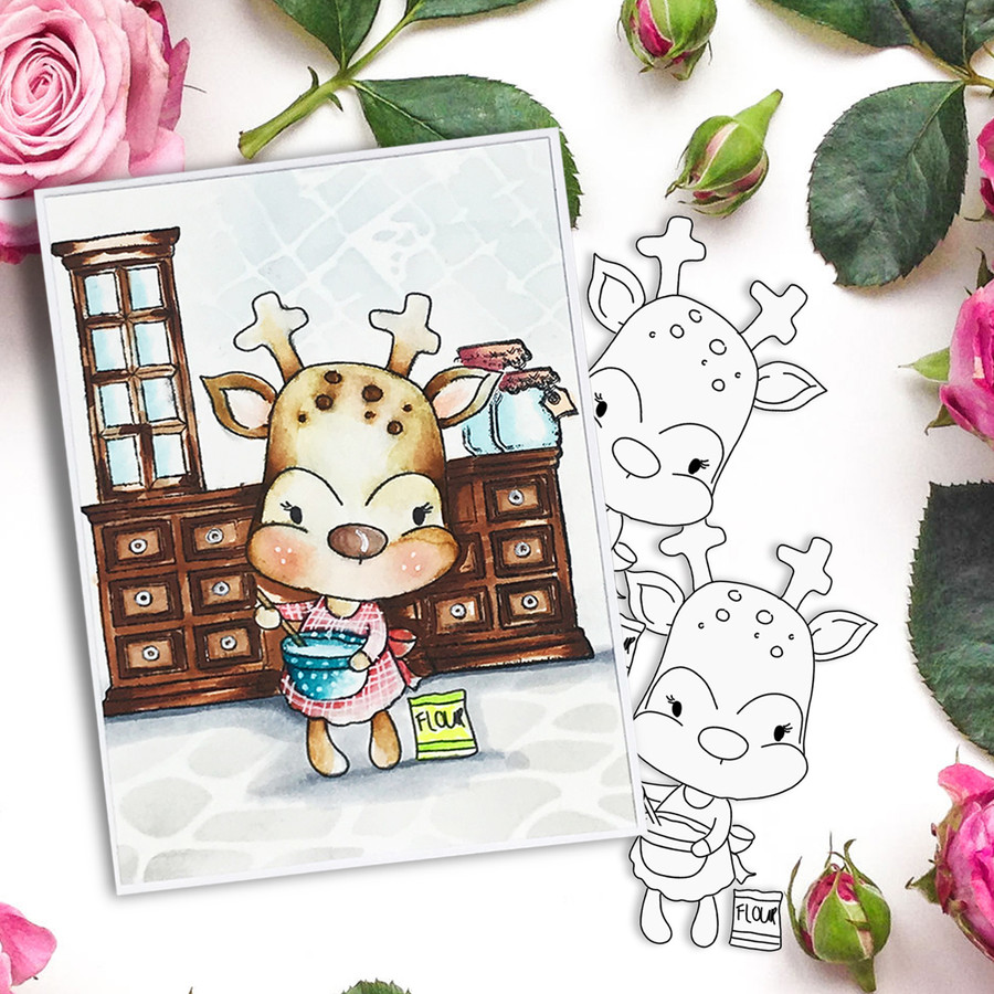 Dazzle Baking - Too Cute digital papercrafting download
