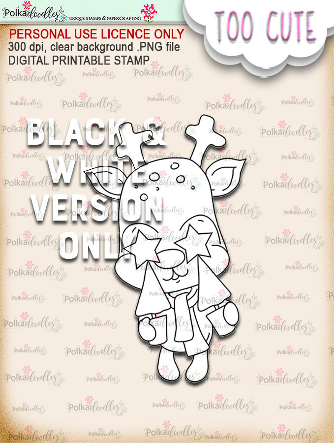 Dazzle Trees - Too Cute digital papercrafting download