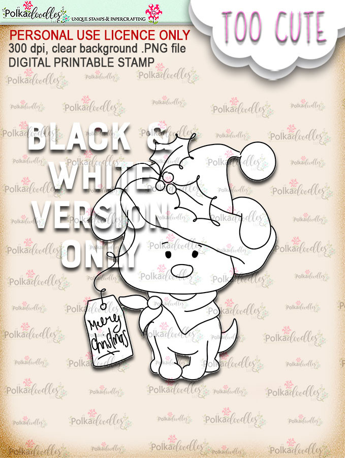 Lucky Present - Too Cute digital papercrafting download