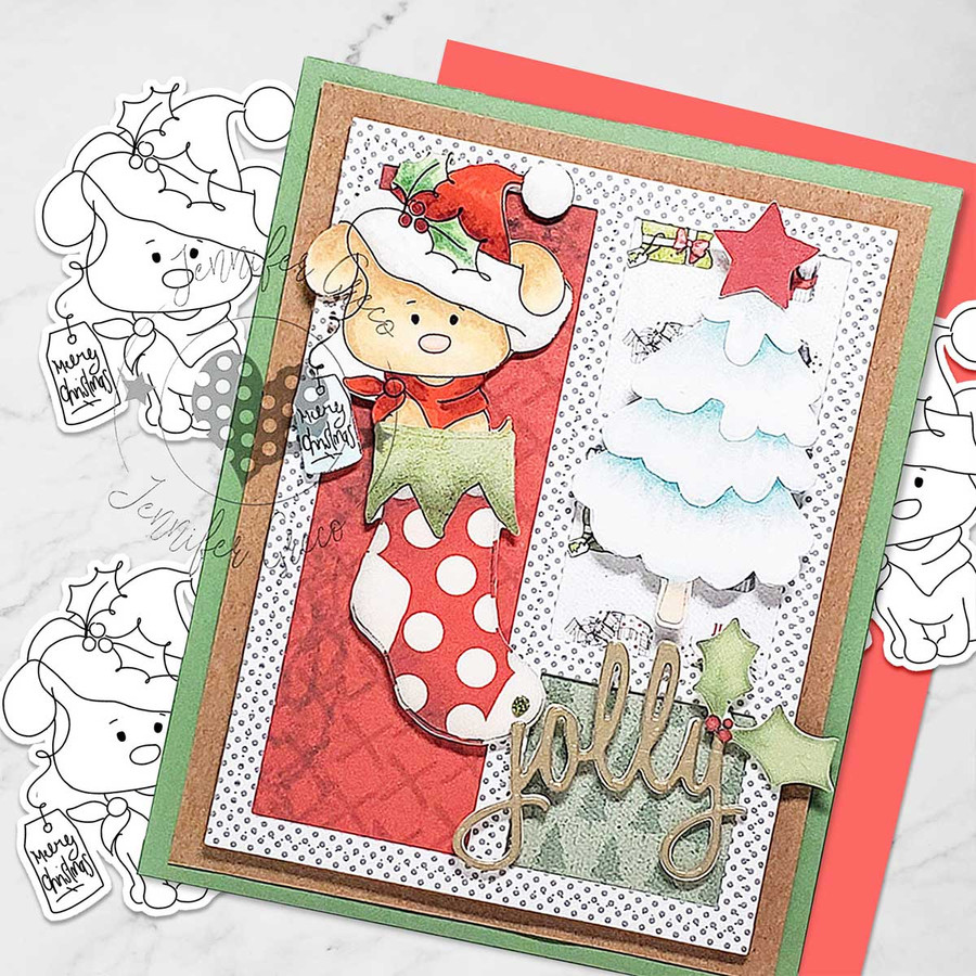 Lucky Present - Too Cute digital papercrafting download