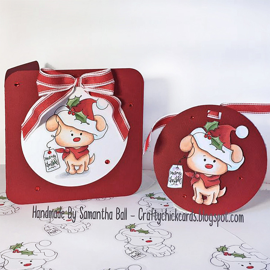 Lucky Present - Coloured - Too Cute digital papercrafting download