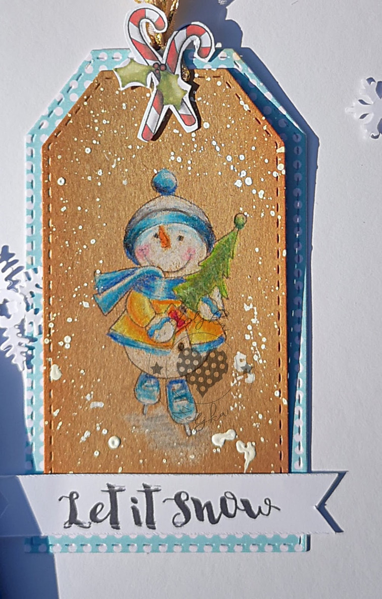 Frosty the Snowman Tree time PRECOLOURED - Too Cute digital papercrafting download