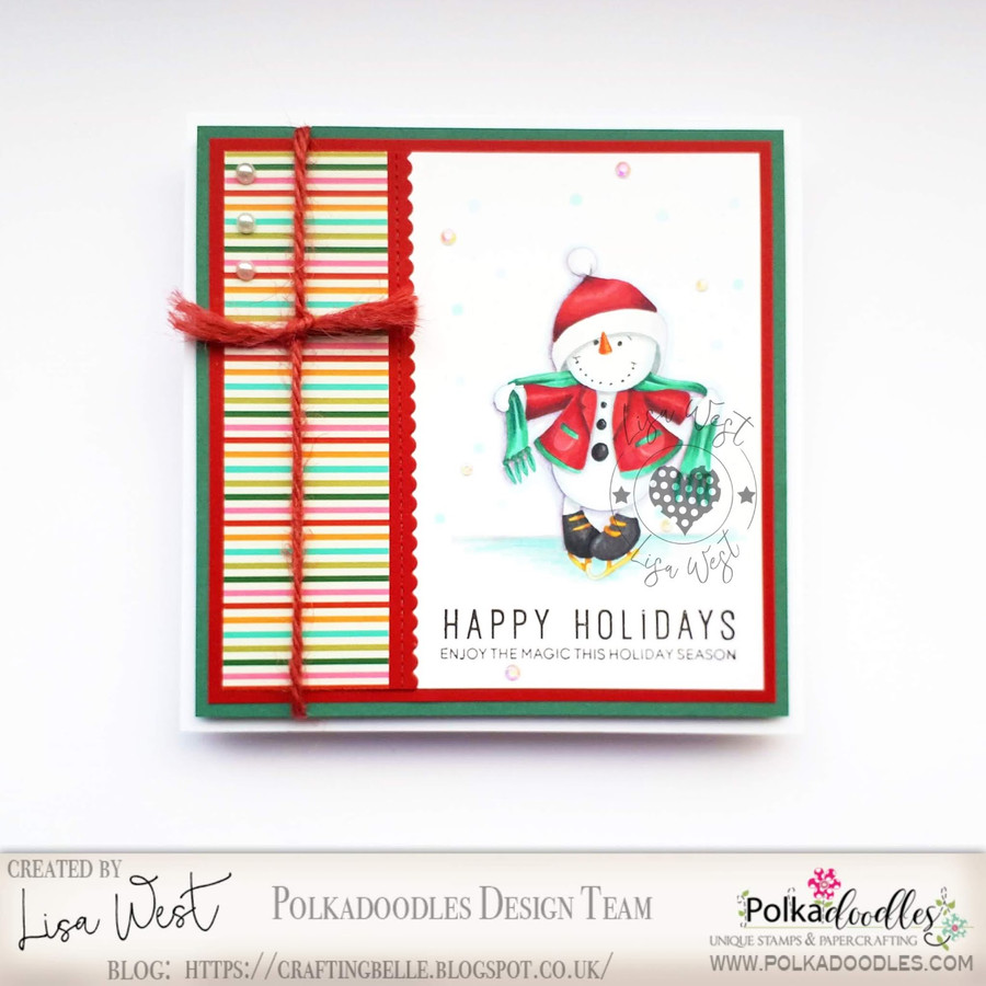 Frosty Wrap Up Warm - Too Cute digital papercrafting download