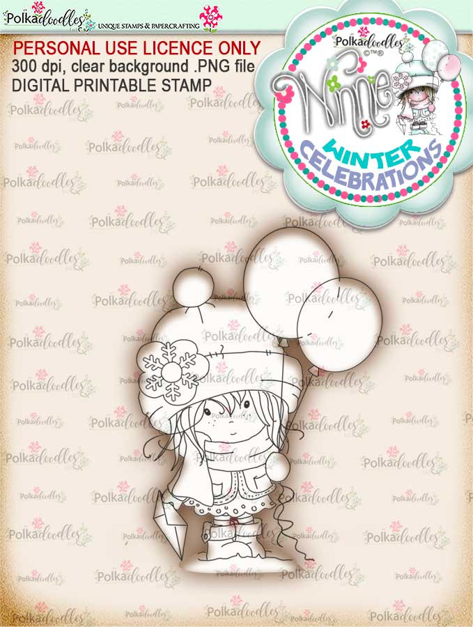 Celebration- Winnie winter celebration digital papercrafting download 

We created this gorgeous printable cardmaking digi for all of you who have Winter Birthdays and Celebration handmade cards to create this year! It can be difficult to find a digital stamp which is perfect for a Christmas Holiday Celebration, so try this lovely Winnie Winter Celebrations collection! 

This is a great digital papercraft and scrapbooking download. 

Make handmade cards with this cute winter birthday celebration printable digi stamp for downloading and printing at home. Perfect for all those Winter/Holiday/Christmas birthday celebrations you have to make over the winter season.