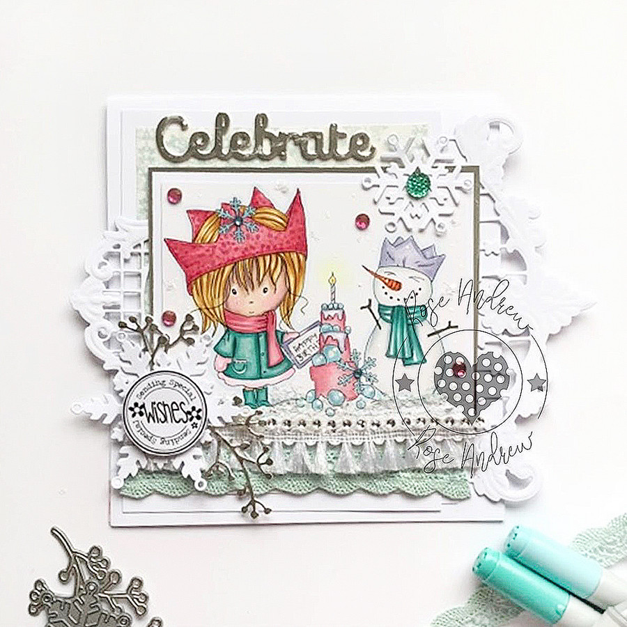 Winnie winter celebrations big bundle - digital papercrafting download