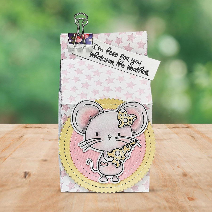 Too Cute Mouse Love digital papercrafting download