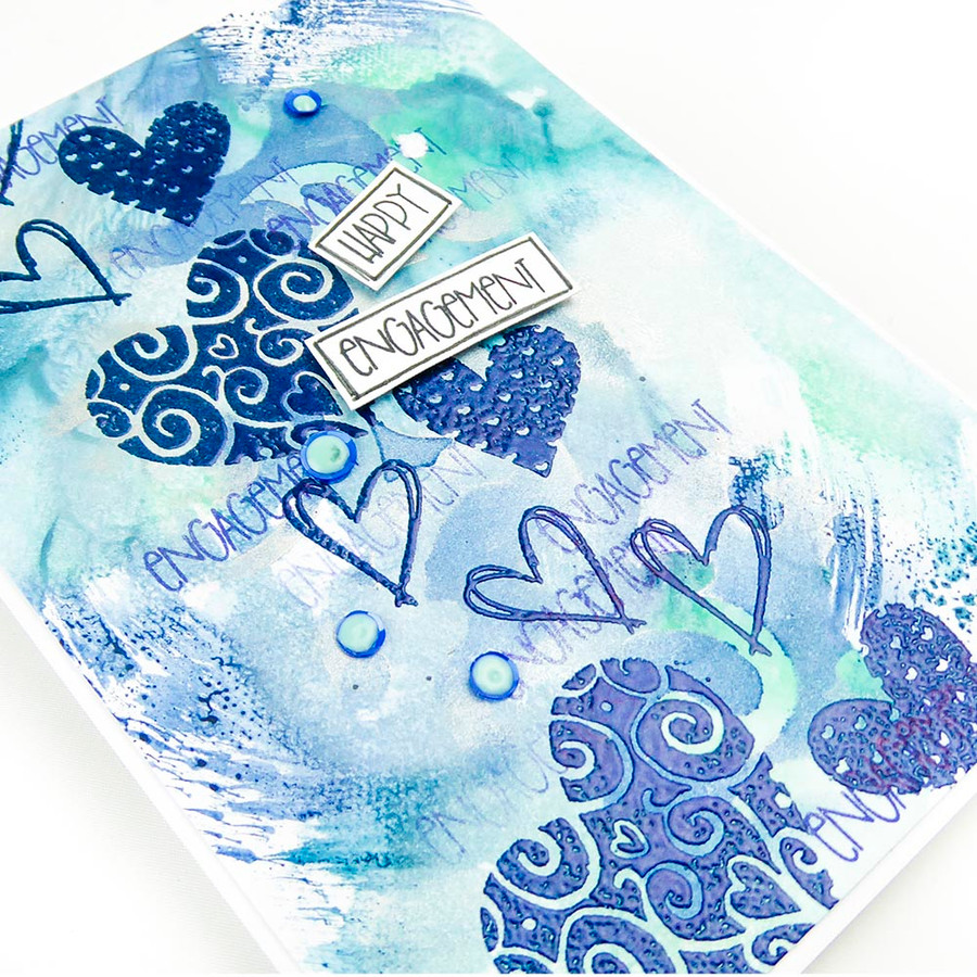 Splendoured Love Stamp set - Timeless Rose Collection