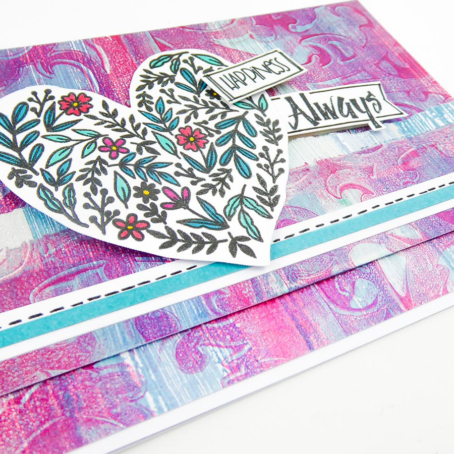 Splendoured Love Stamp set - Timeless Rose Collection