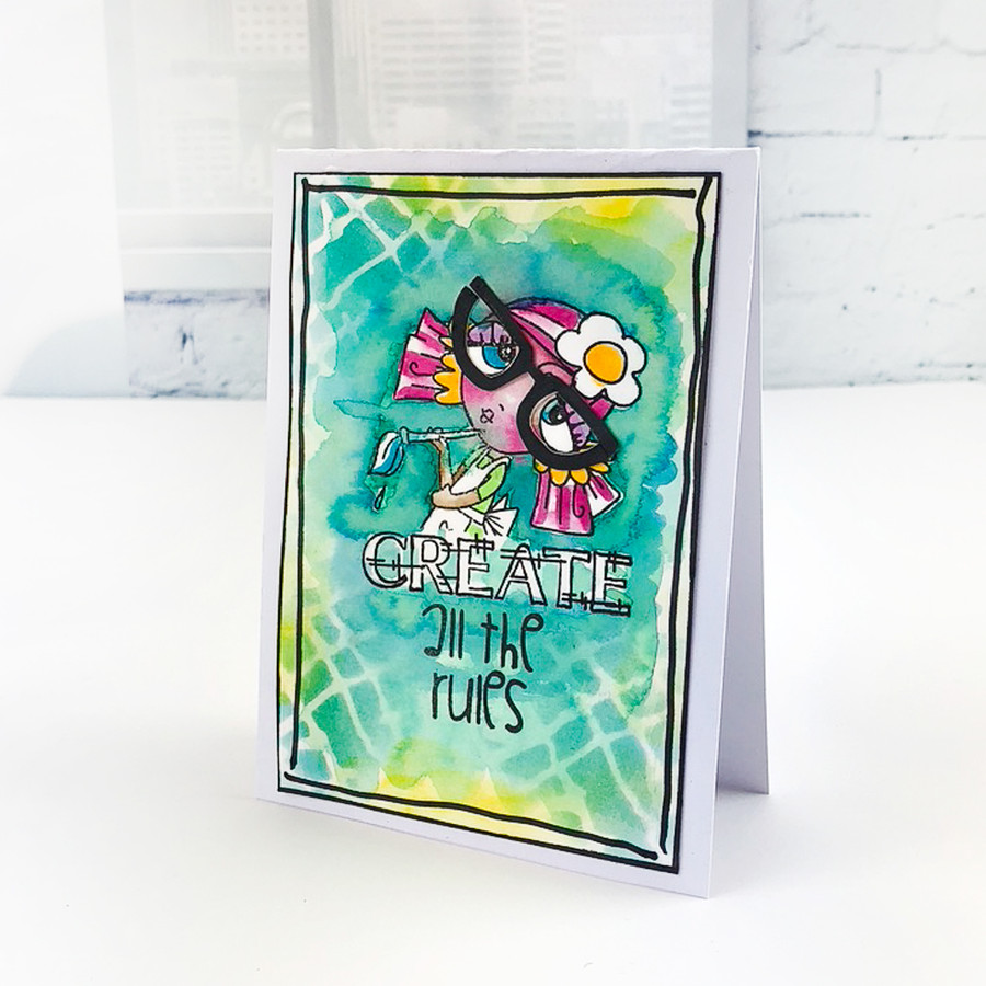 Weirdre Just Create -  Clear Polymer stamp set