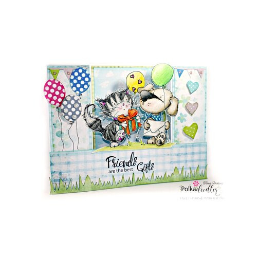 Horace & Boo Invitation - clear Stamp set