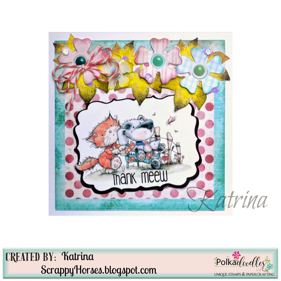 Horace & Boo in the Garden - clear Stamp set