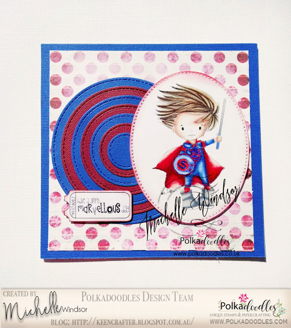 LITTLE DUDES SUPERHERO - Clear Stamp