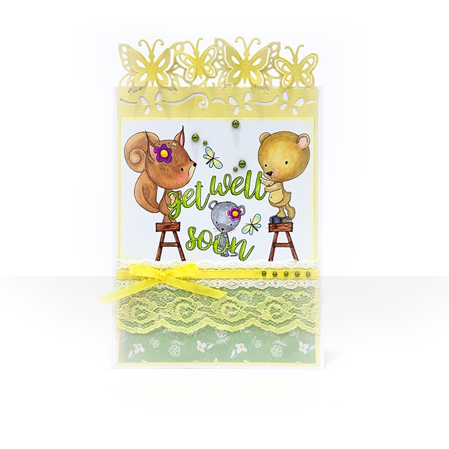 Get Well Soon - COLOURED Printable Digital download