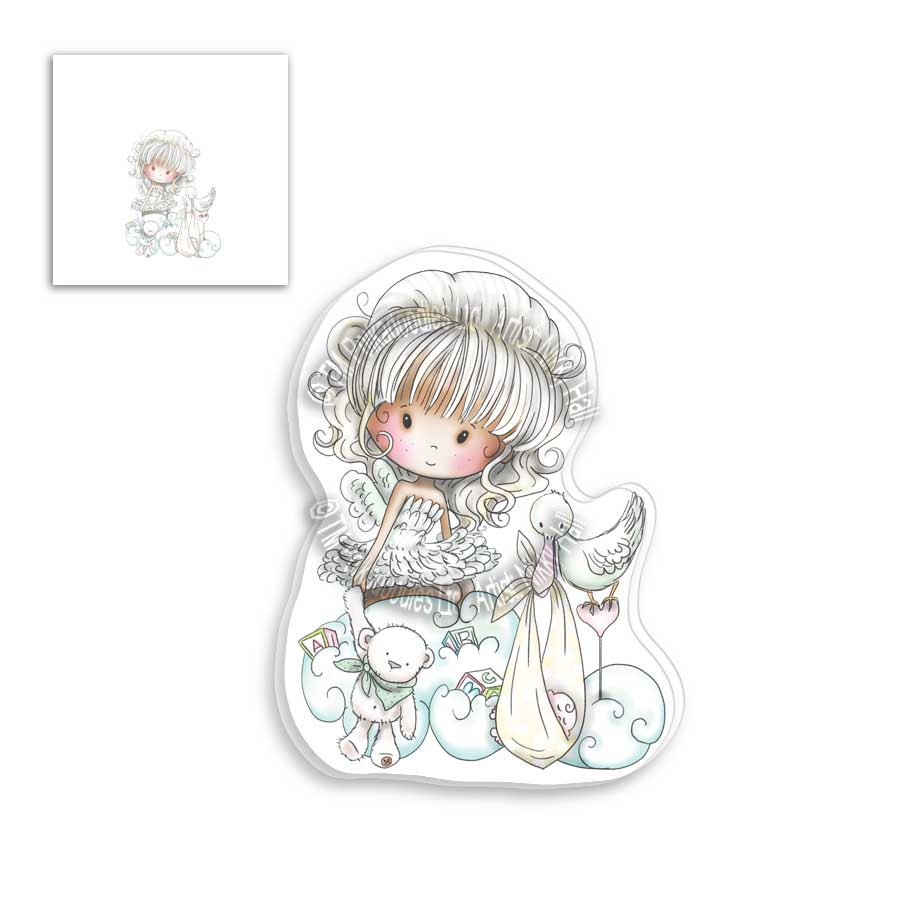 Winnie Clear Stamp - New Baby