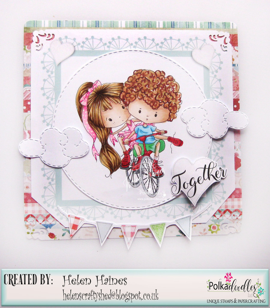 Winnie & Rocco Clear Stamp - Riding Along