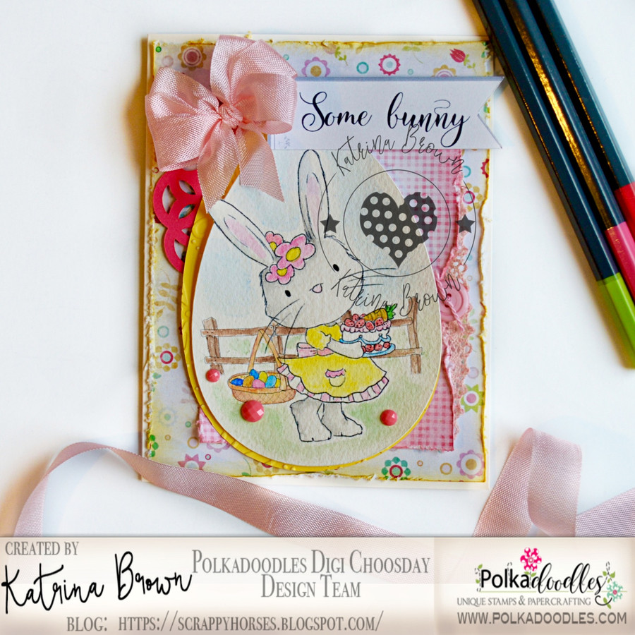 Fuzzypuffs Bunnita Spring Cake - Clear Stamp Set