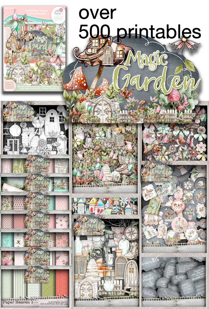 Magic Garden Soup printable download collection