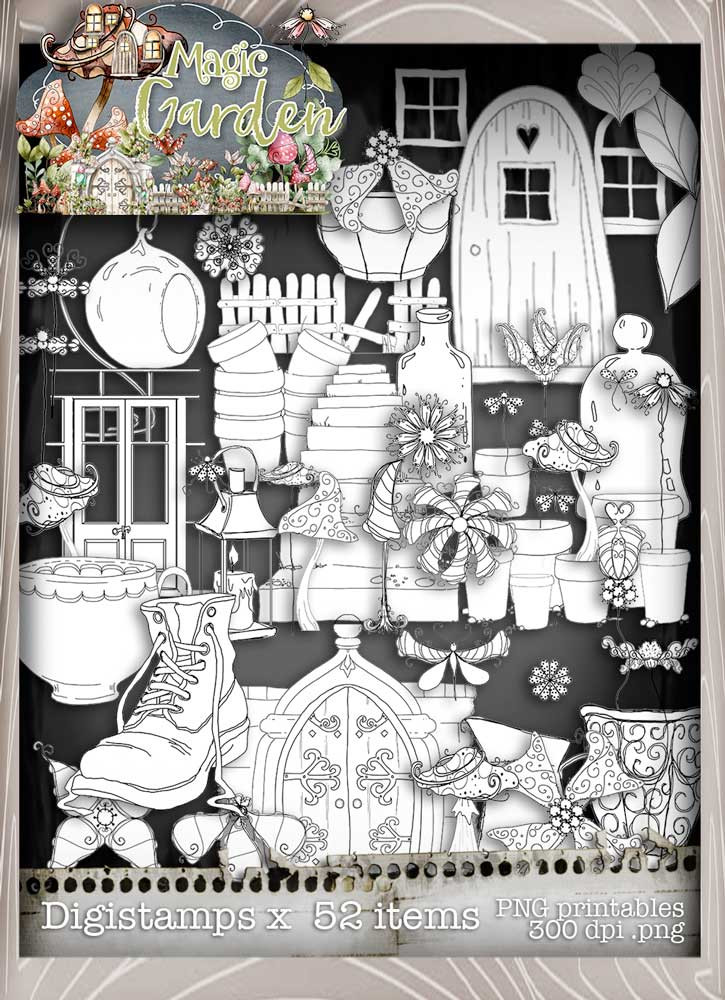 Magic Garden Soup printable download collection