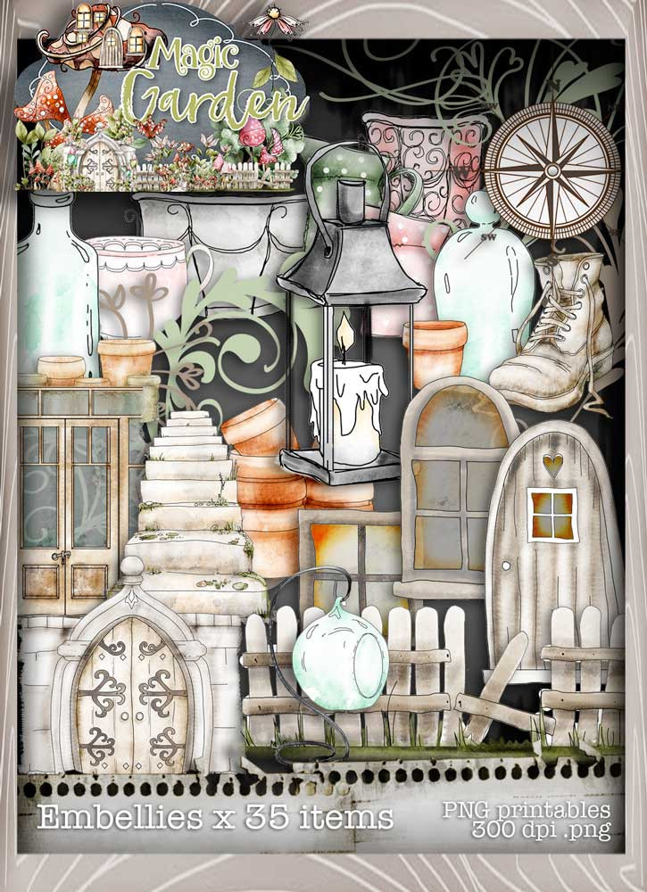 Magic Garden Soup printable download collection