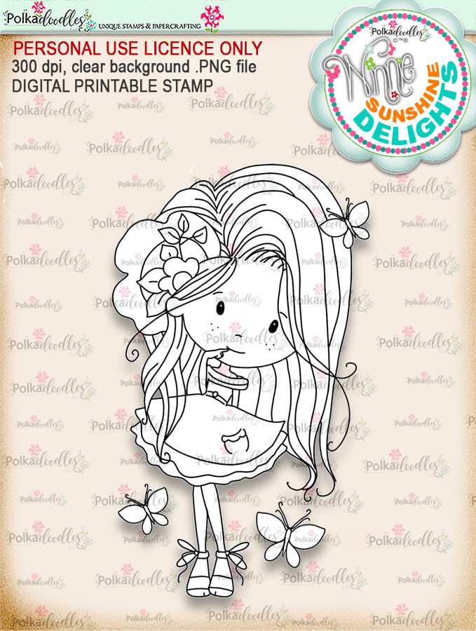 Sunshine Delight Cheeky - Winnie Sunshine Delights digi scrap printable download