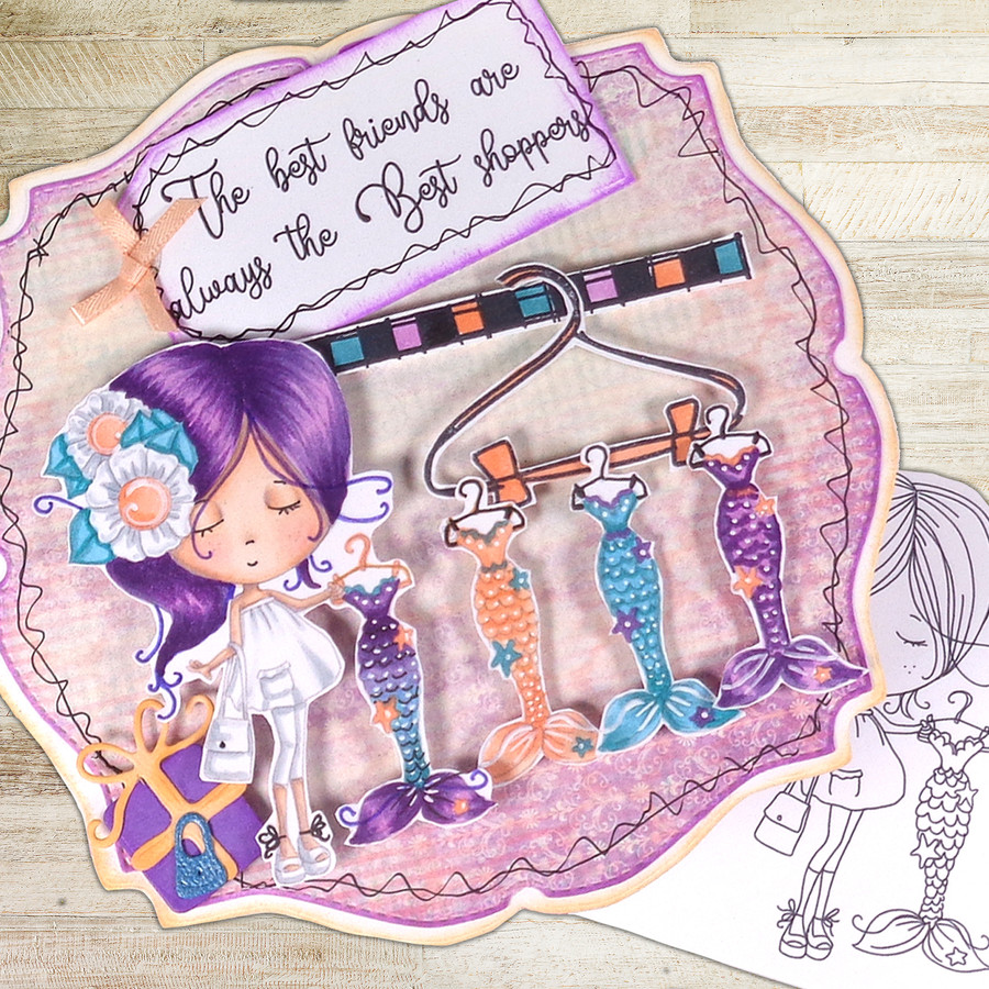 Sunshine Delight Shopping Bliss - Winnie Sunshine Delights digi scrap printable download