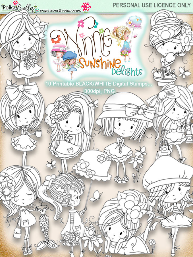 Winnie Sunshine Delights Top Banana Bundle digi scrap printable download