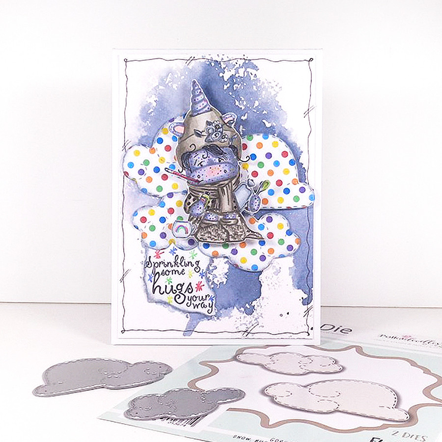 Get Well Soon - Sparkle Unicorn COLOUR digi stamp download