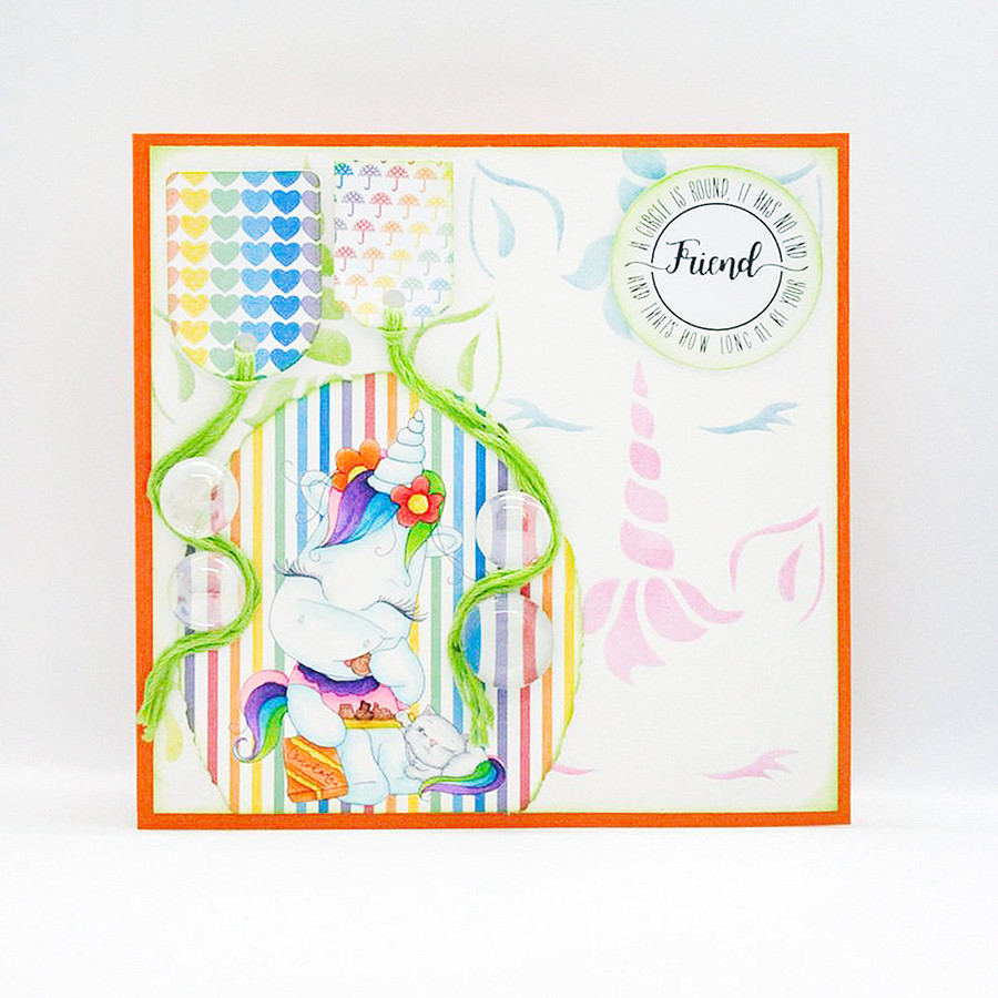 Treat for Two - Sparkle Unicorn digi stamp download