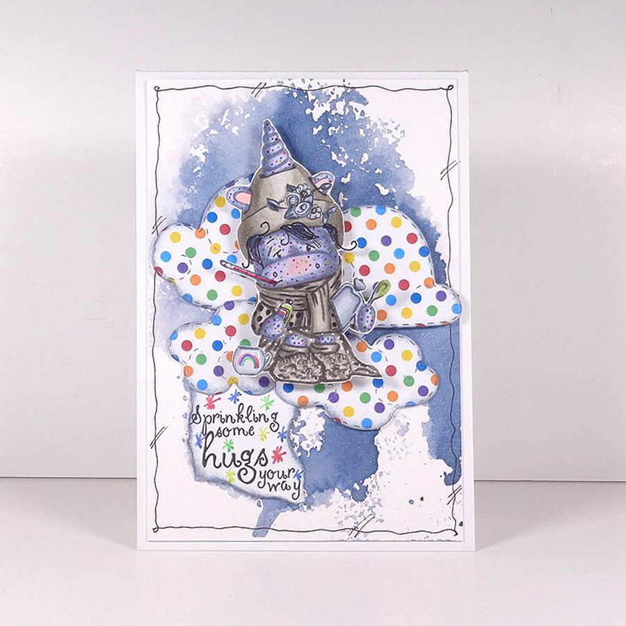 Sparkle Unicorn Set A digital Stamps COLOUR - digital download bundle