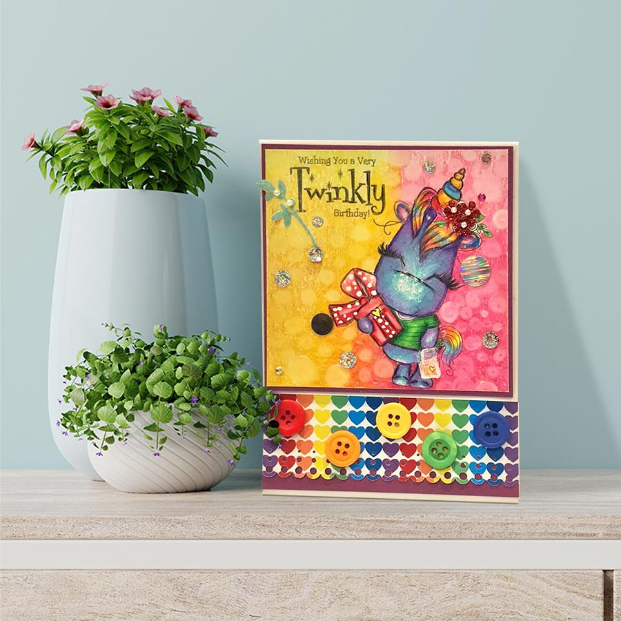 Sparkle Unicorn Set B digital Stamps COLOUR - digital download bundle