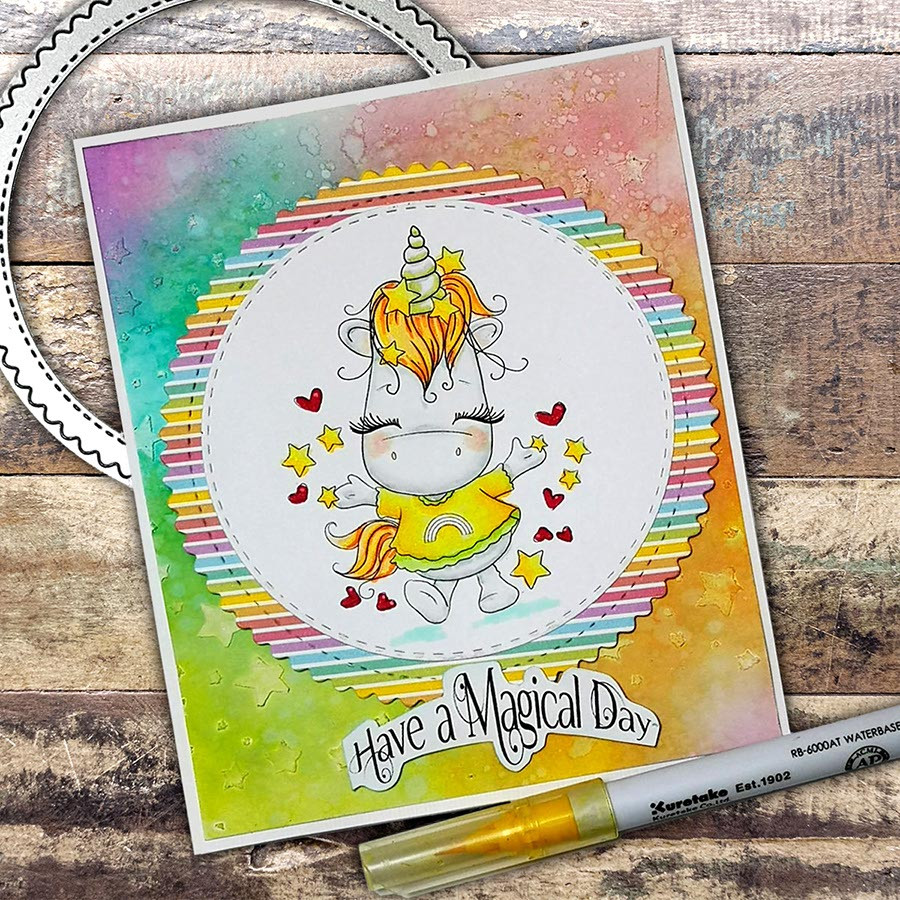 Sparkle Unicorn digital Stamps black/white - digital download bundle