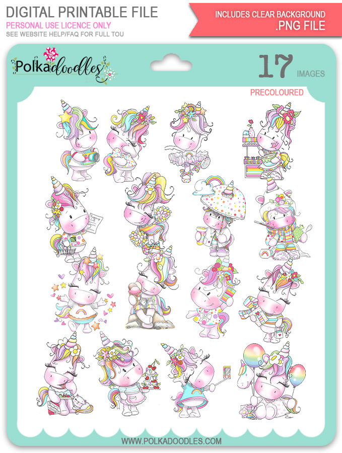 Sparkle Unicorn BIG KAHUNA - digital download bundle